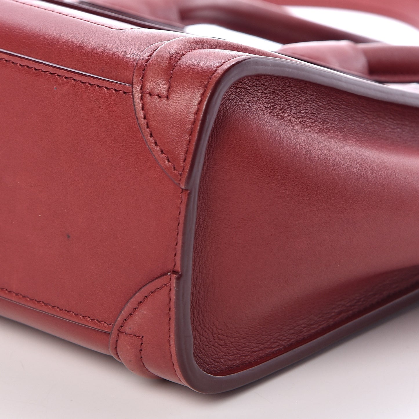 Smooth Calfskin Nano Luggage Red