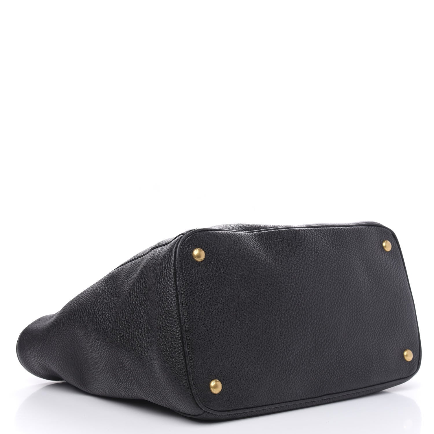 Prada Vitello Daino Tote Black 5 of 10