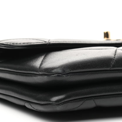Chanel Lambskin Quilted Medium Trendy CC Flap Black 9 of 10