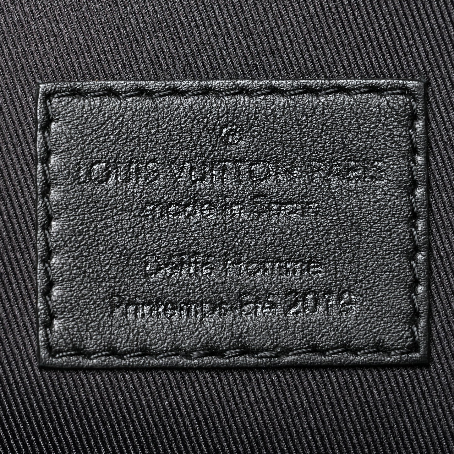 Taurillon Monogram Solar Ray A4 Pouch Black