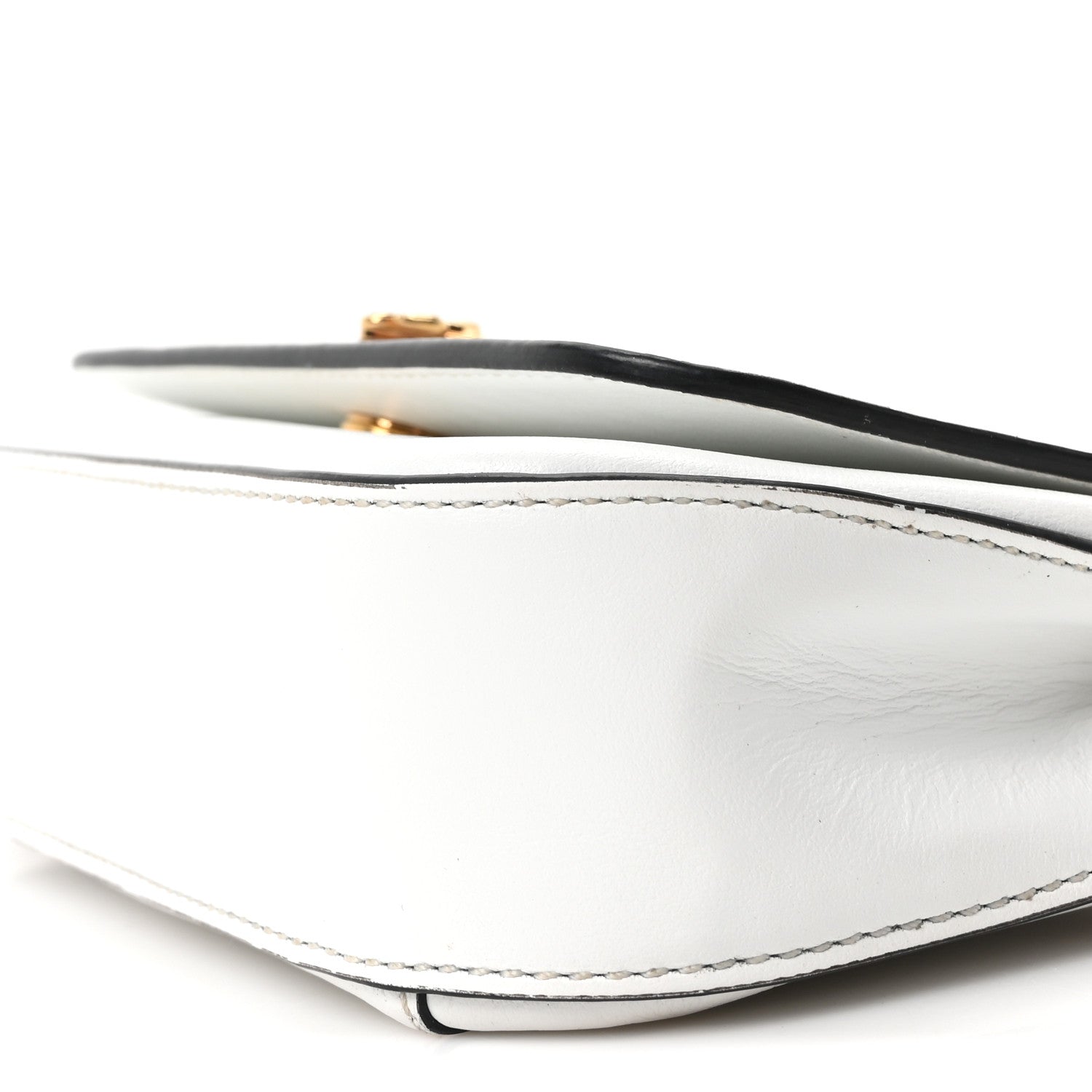 Versace Vitello Virtus Mini Chain Bag White 10 of 10