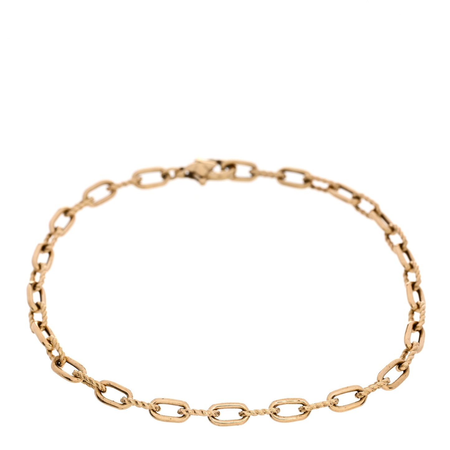 18K Yellow Gold Madison 3mm Classic Chain Bracelet