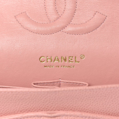Chanel Caviar Quilted Medium Double Flap Pink 6 of 15