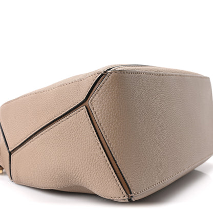 Loewe Grained Calfskin Small Puzzle Bag Sand Mink 8 of 9