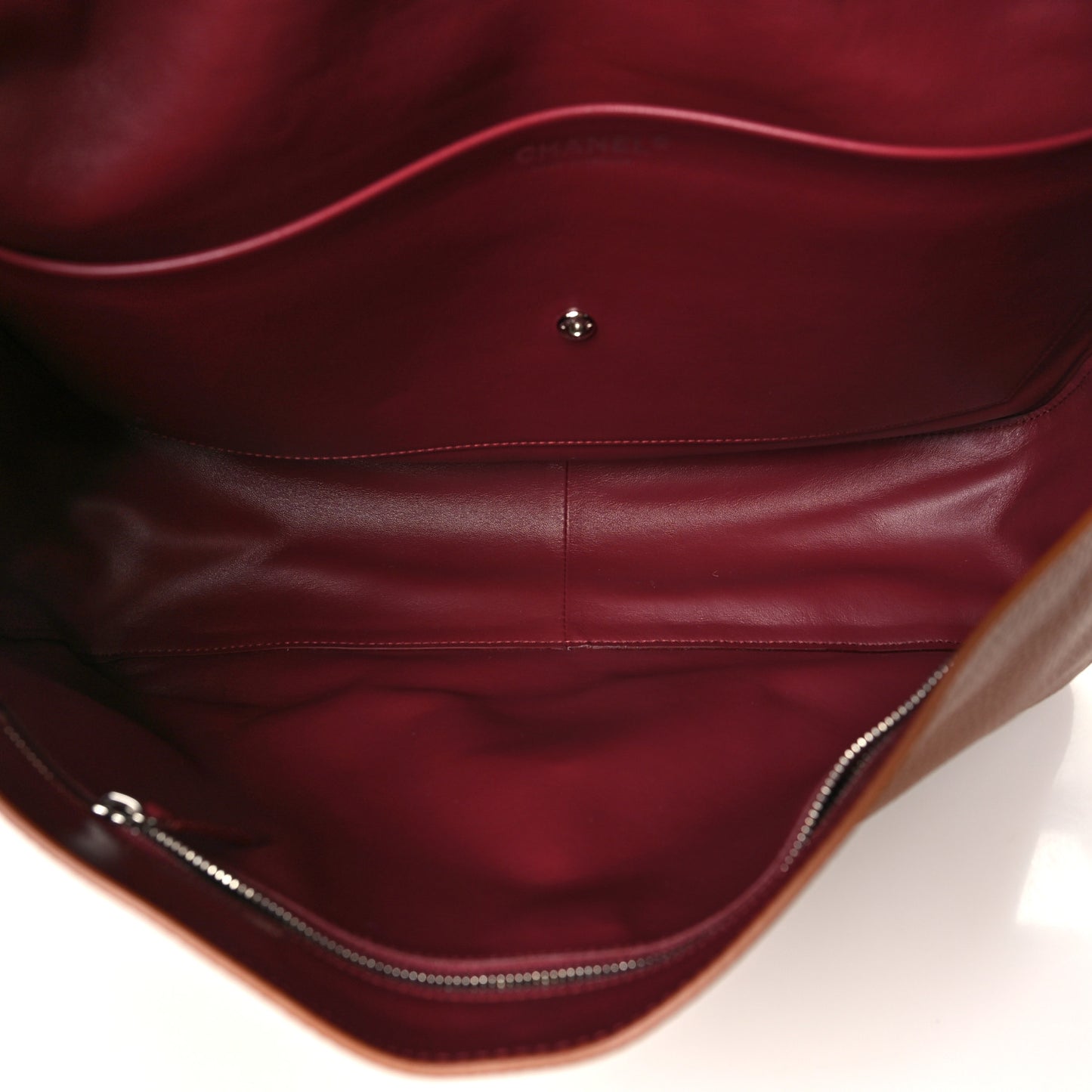 Grained Calfskin Souplissimo Maxi Flap Camel