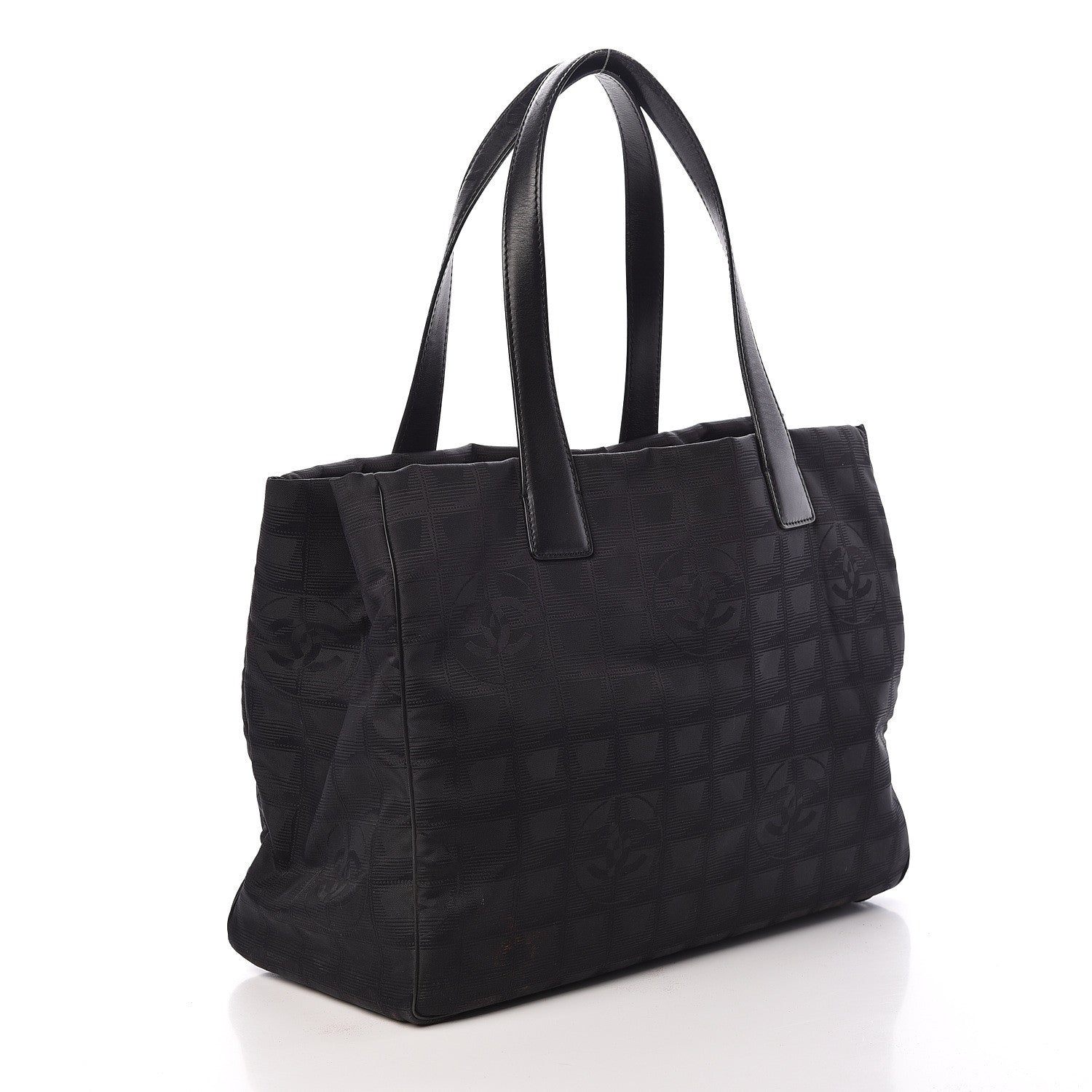 Chanel Nylon Large Travel Tote Black 3 of 13