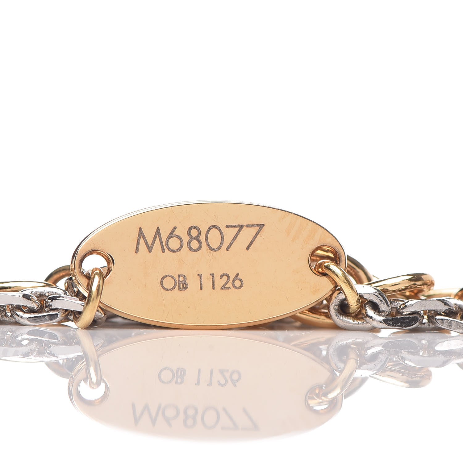 Louis Vuitton Logomania Bracelet Silver Gold 5 of 6
