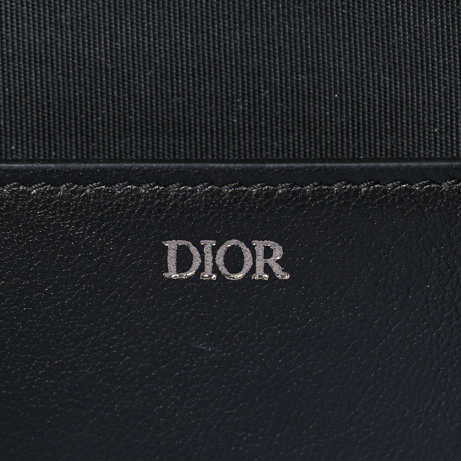 Christian Dior Oblique A4 Flat Pouch Clutch Blue 6 of 6