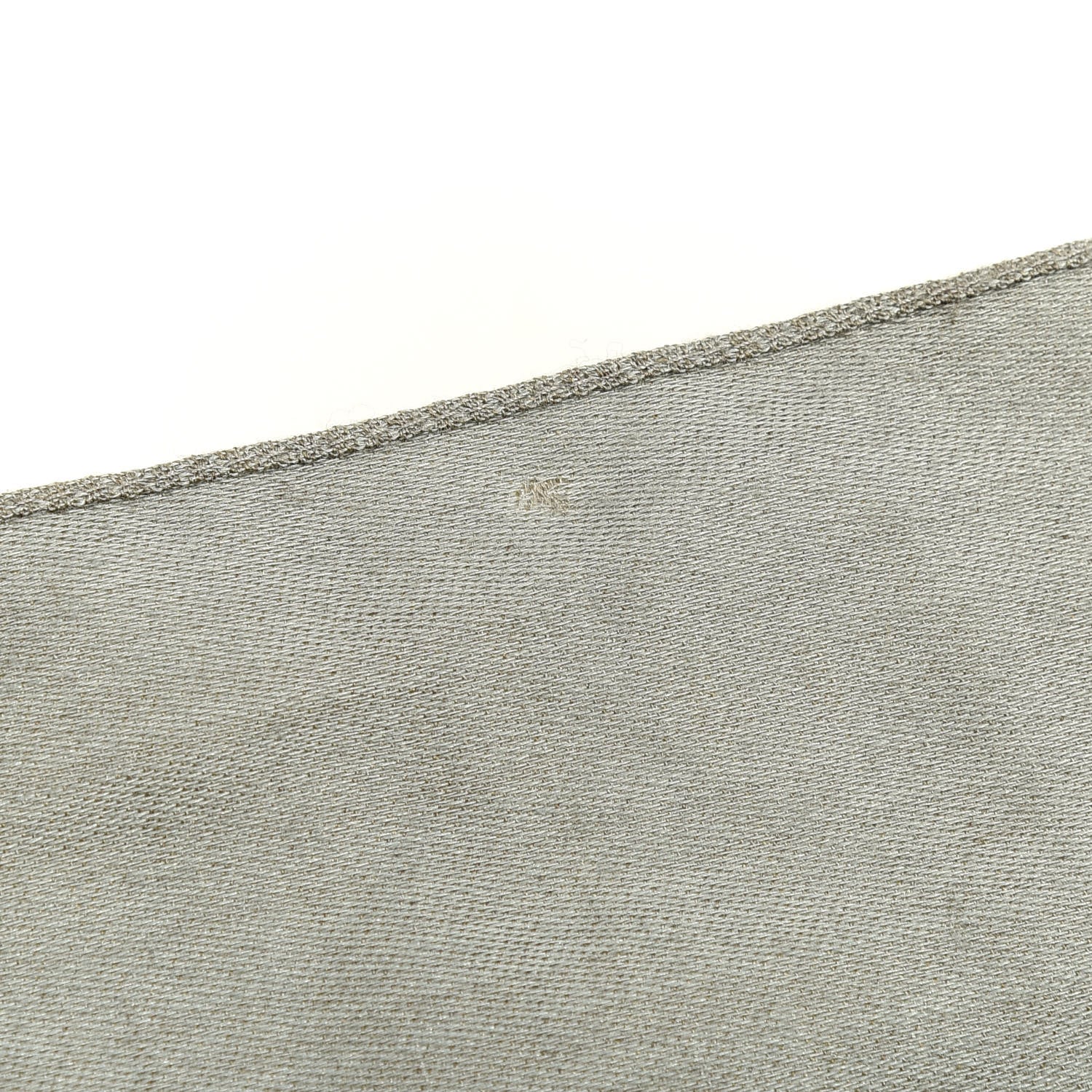 Gucci Wool Silk GG Monogram GGNatplus Fringe Stole Grey 4 of 5