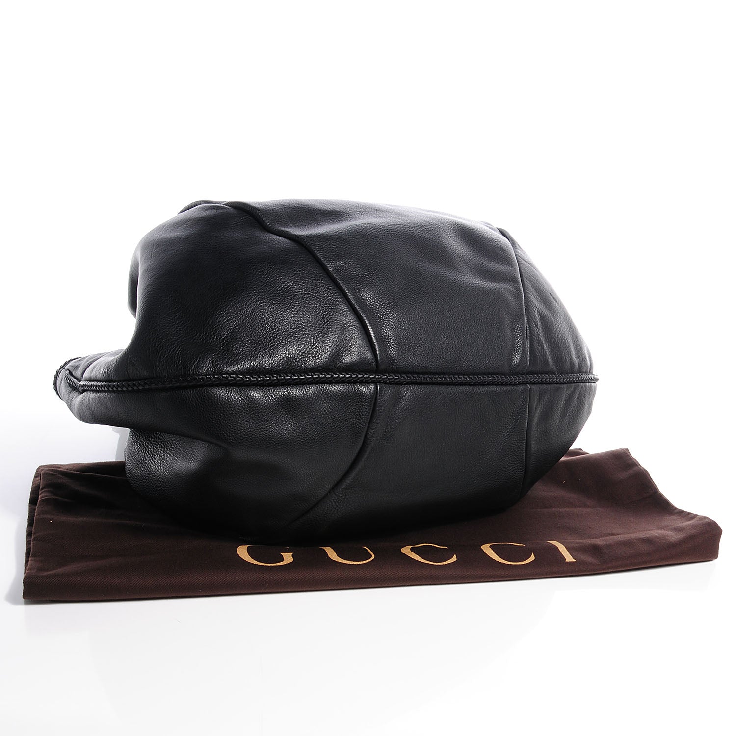 Gucci Leather Medium Marrakech Shoulder Bag Black 4 of 8