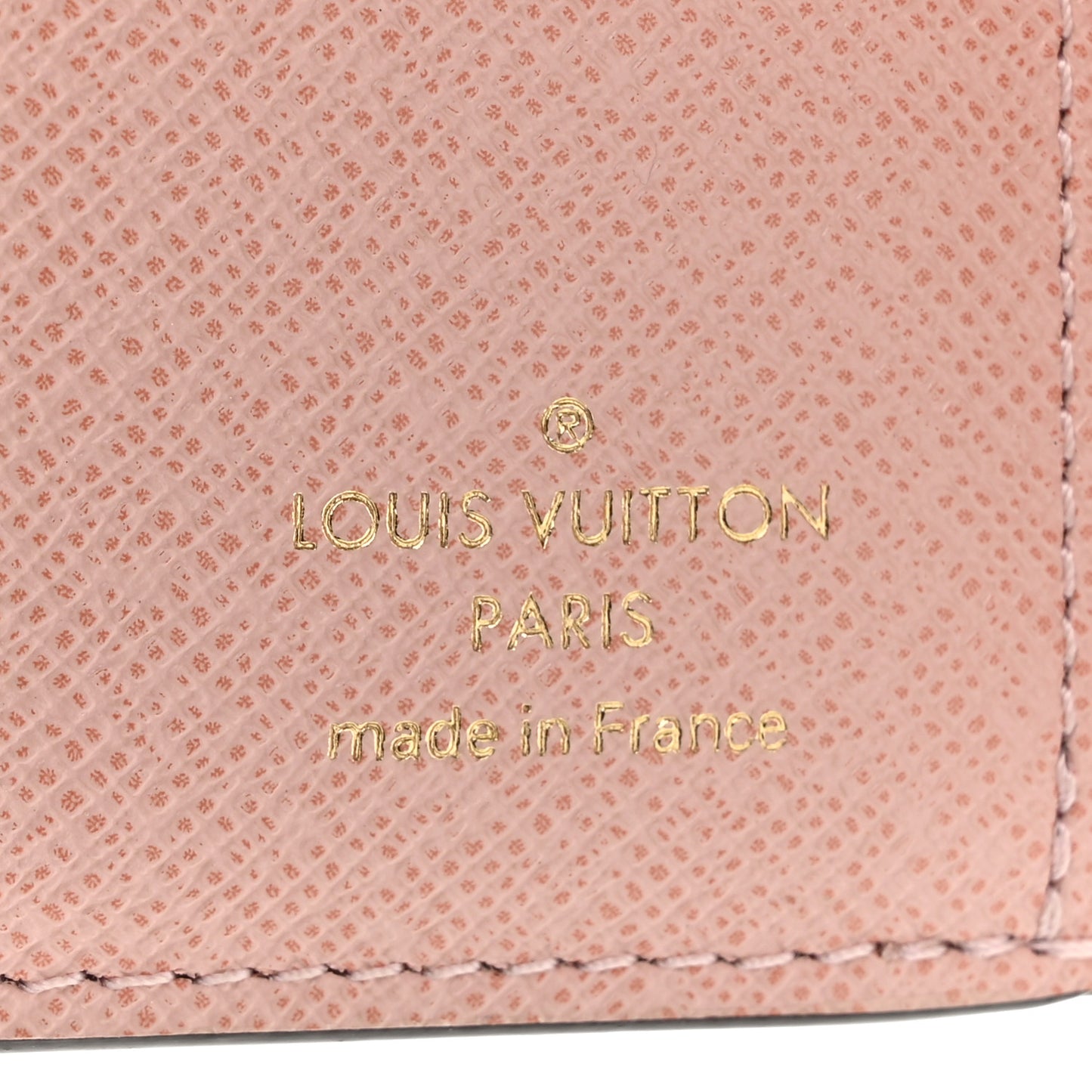 Monogram Zoe Wallet Rose Ballerine