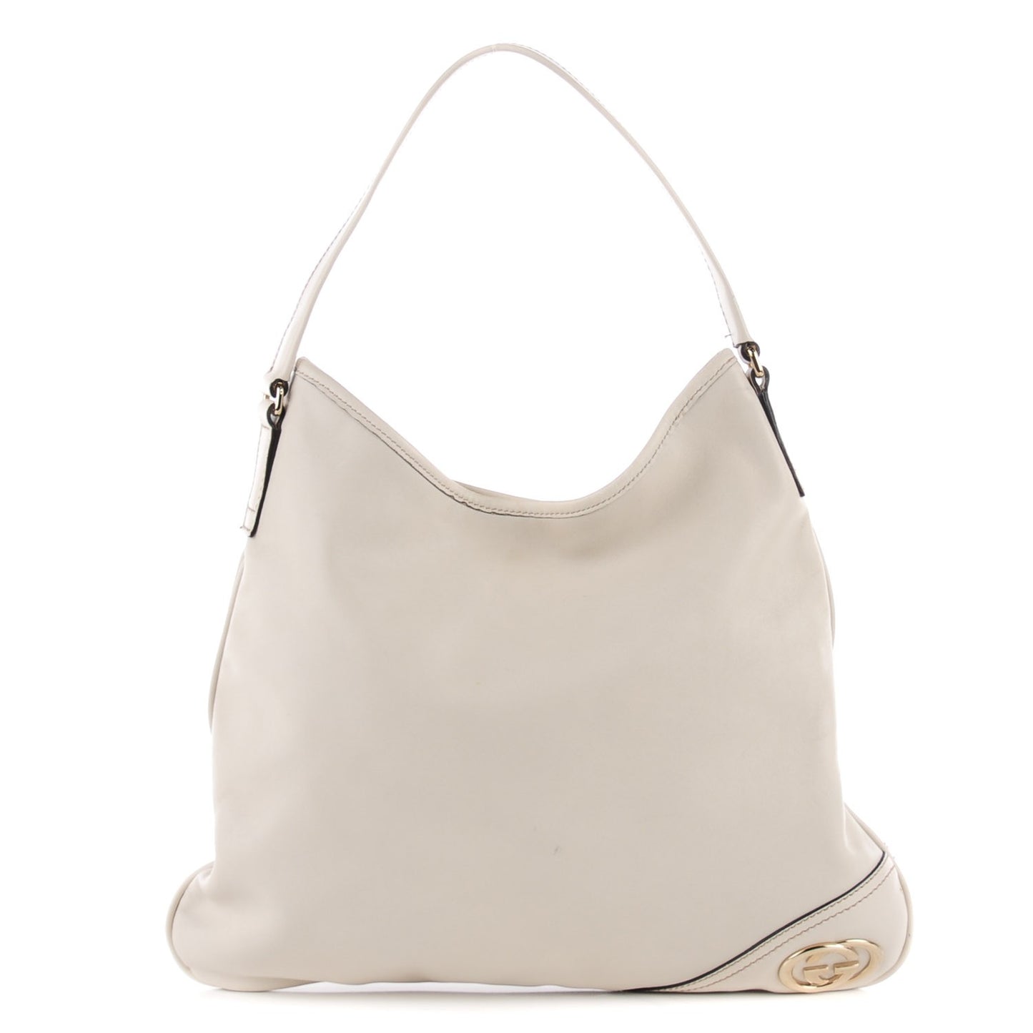 Calfskin Medium New Britt Hobo Off White