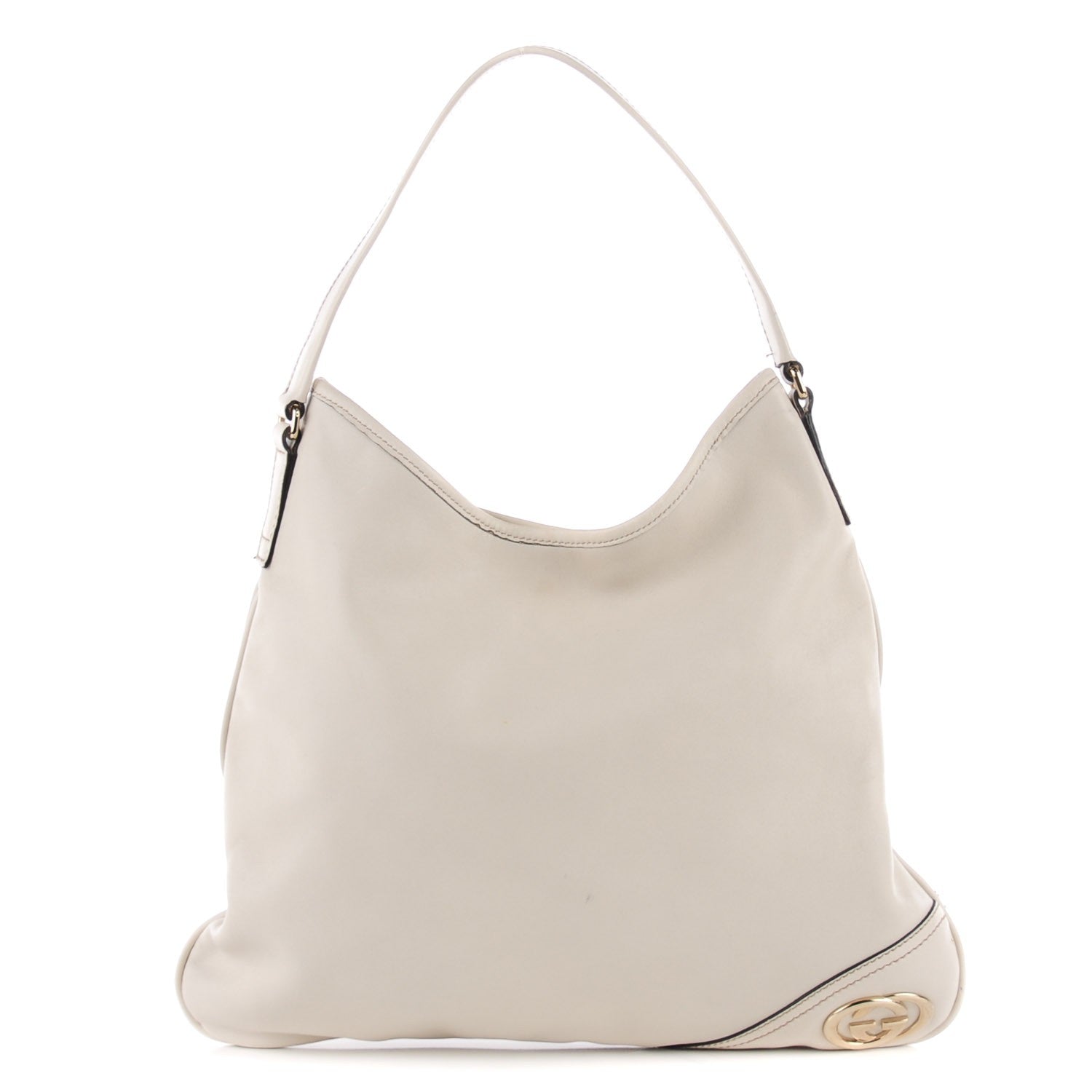 Gucci Calfskin Medium New Britt Hobo Off White 1 of 7