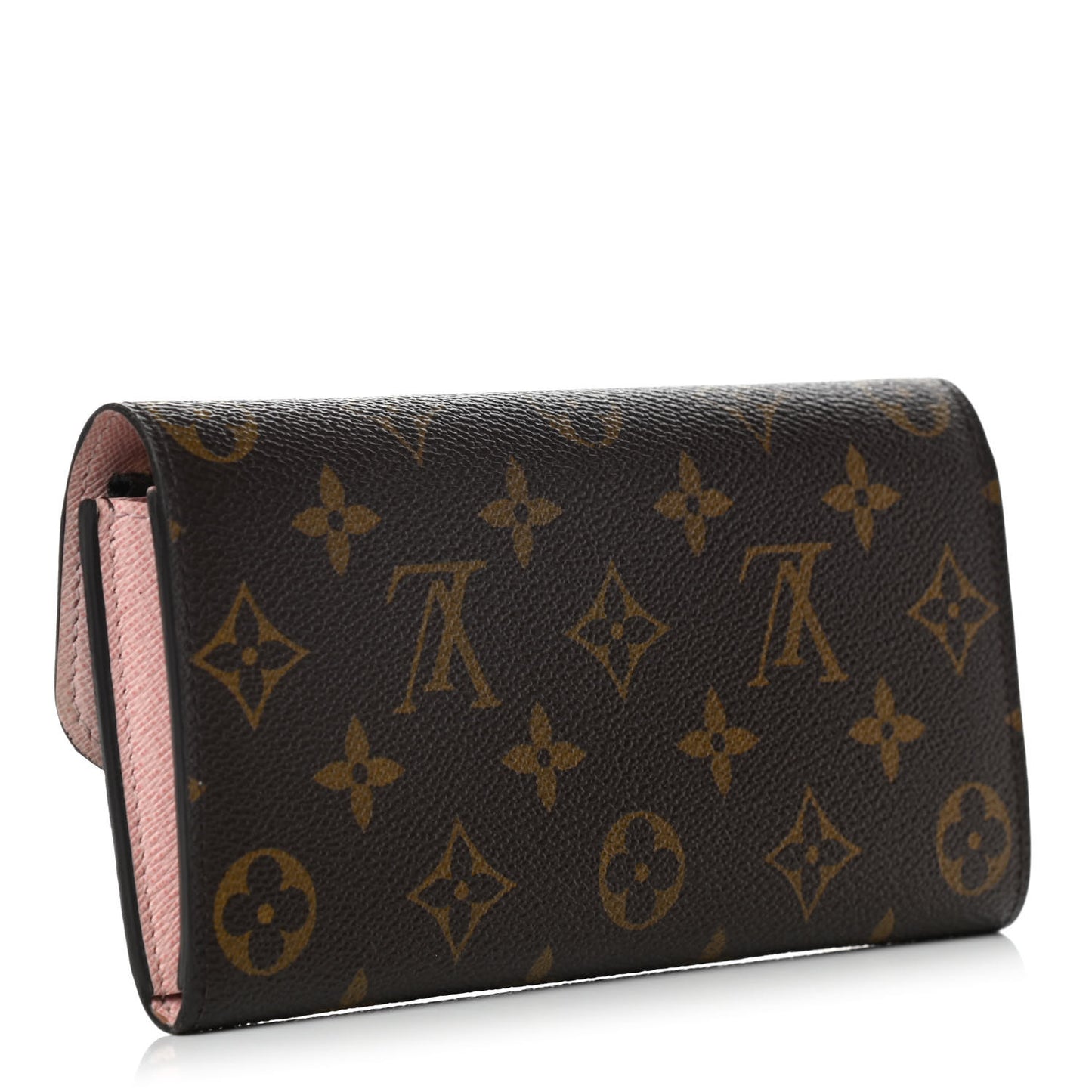 Monogram Emilie Wallet Rose Ballerine