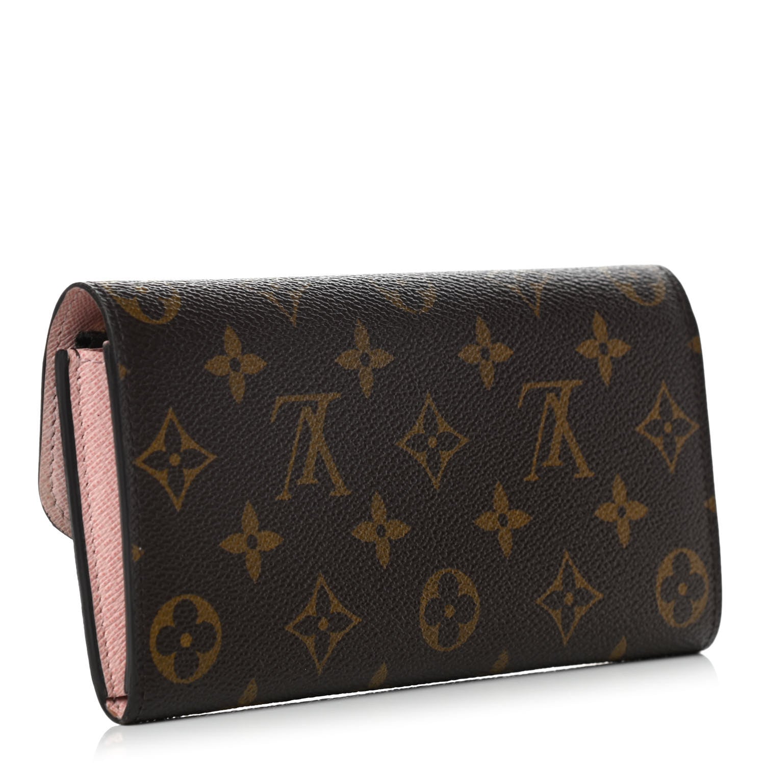 Louis Vuitton Monogram Emilie Wallet Rose Ballerine 3 of 10