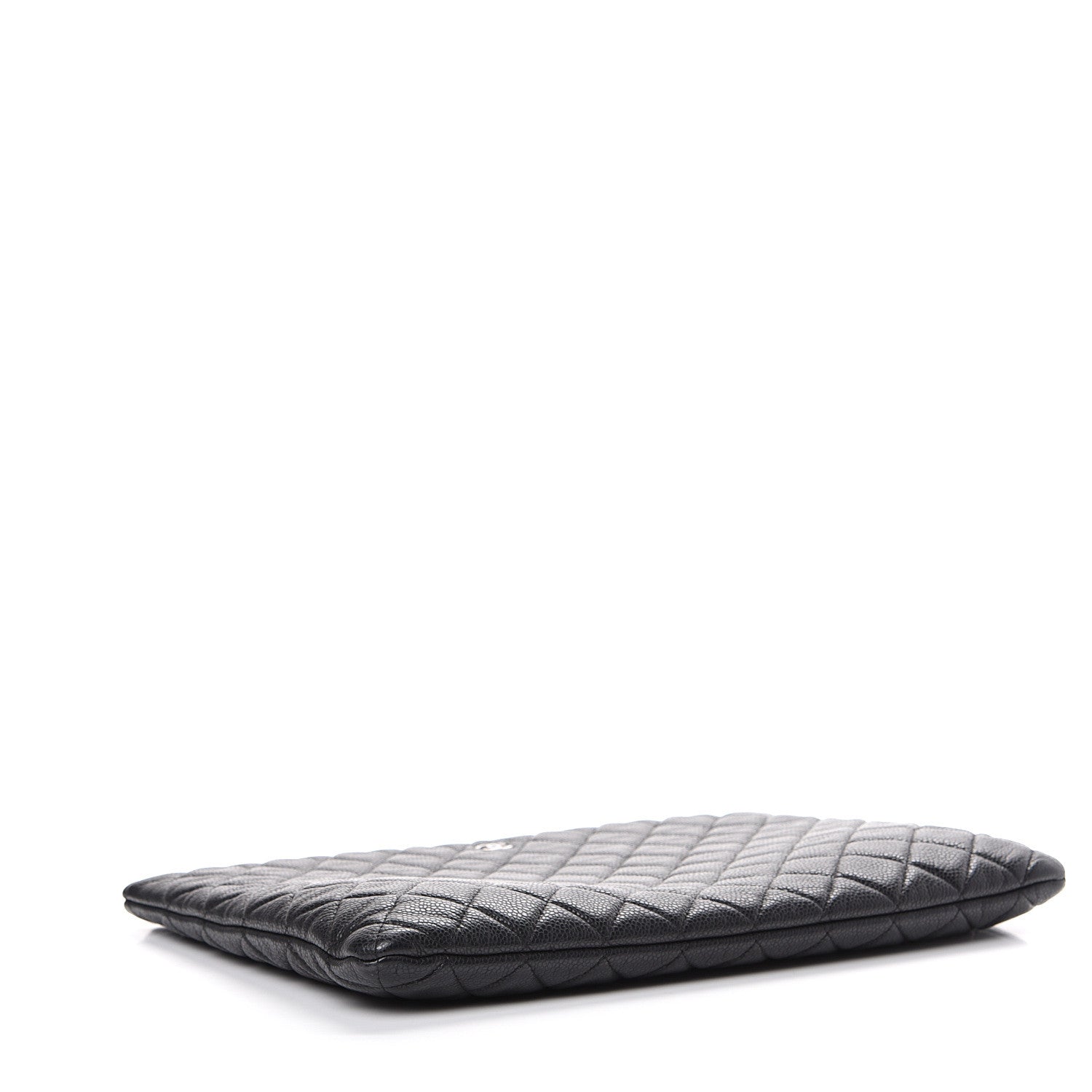 Chanel Caviar Quilted Large Cosmetic Case Black 3 of 10