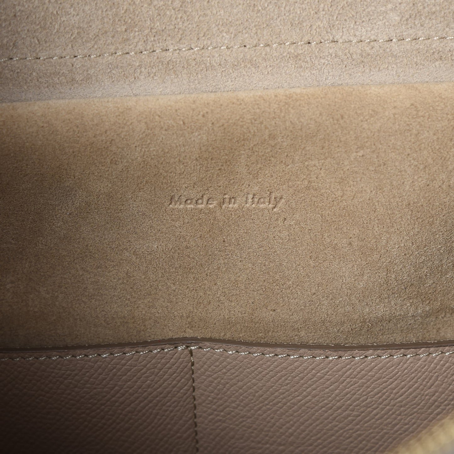 Grained Calfskin Mini Belt Bag Light Taupe