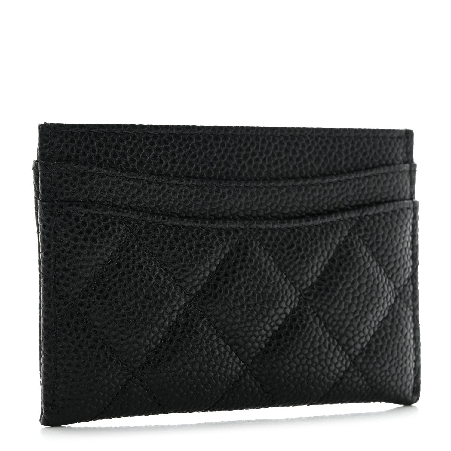 Chanel Caviar Quilted Card Holder Black 3 of 9