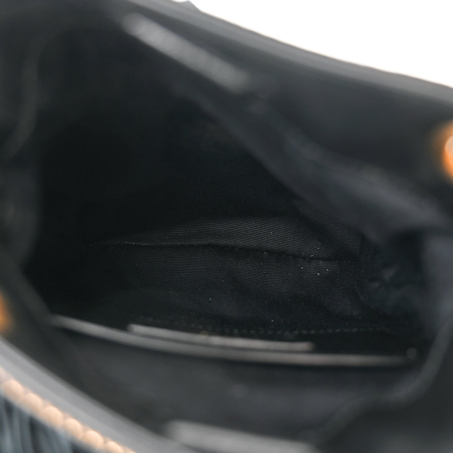 Saint Laurent Calfskin Small Grace Fringed Hobo Bag Black 5 of 11