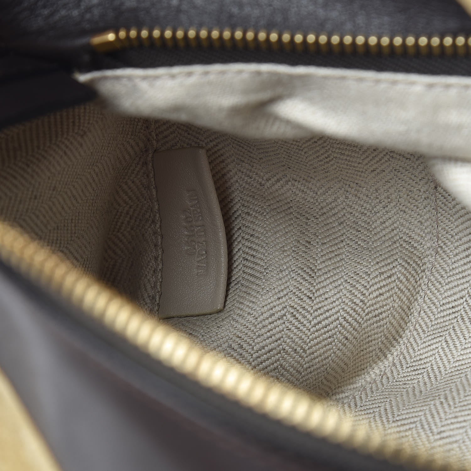 Loewe Suede Medium Puzzle Bag Gold 7 of 18