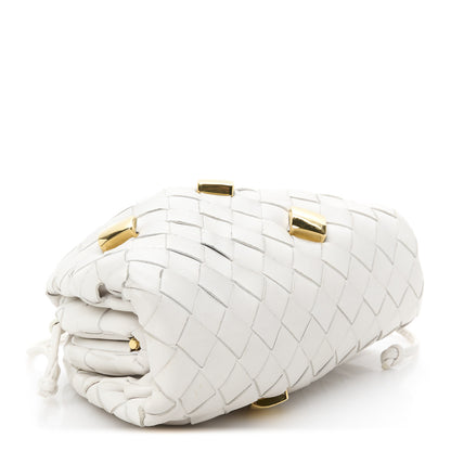 Bottega Veneta Nappa Intrecciato Studded The Mini Pouch Chalk 4 of 10