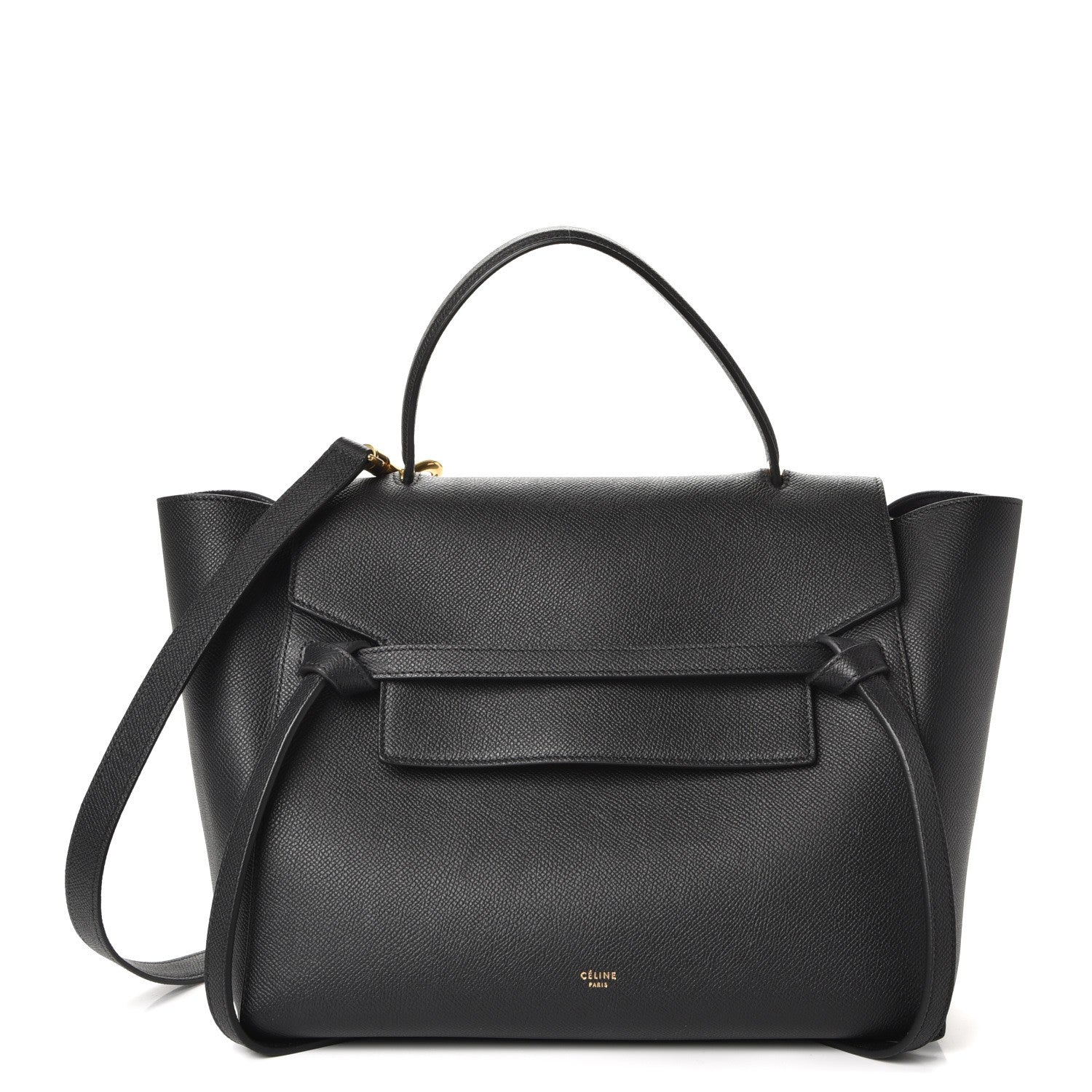 Celine Grained Calfskin Mini Belt Bag Black 1 of 8