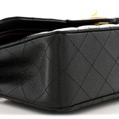 Chanel Caviar Quilted Small Double Flap Black 9 of 11