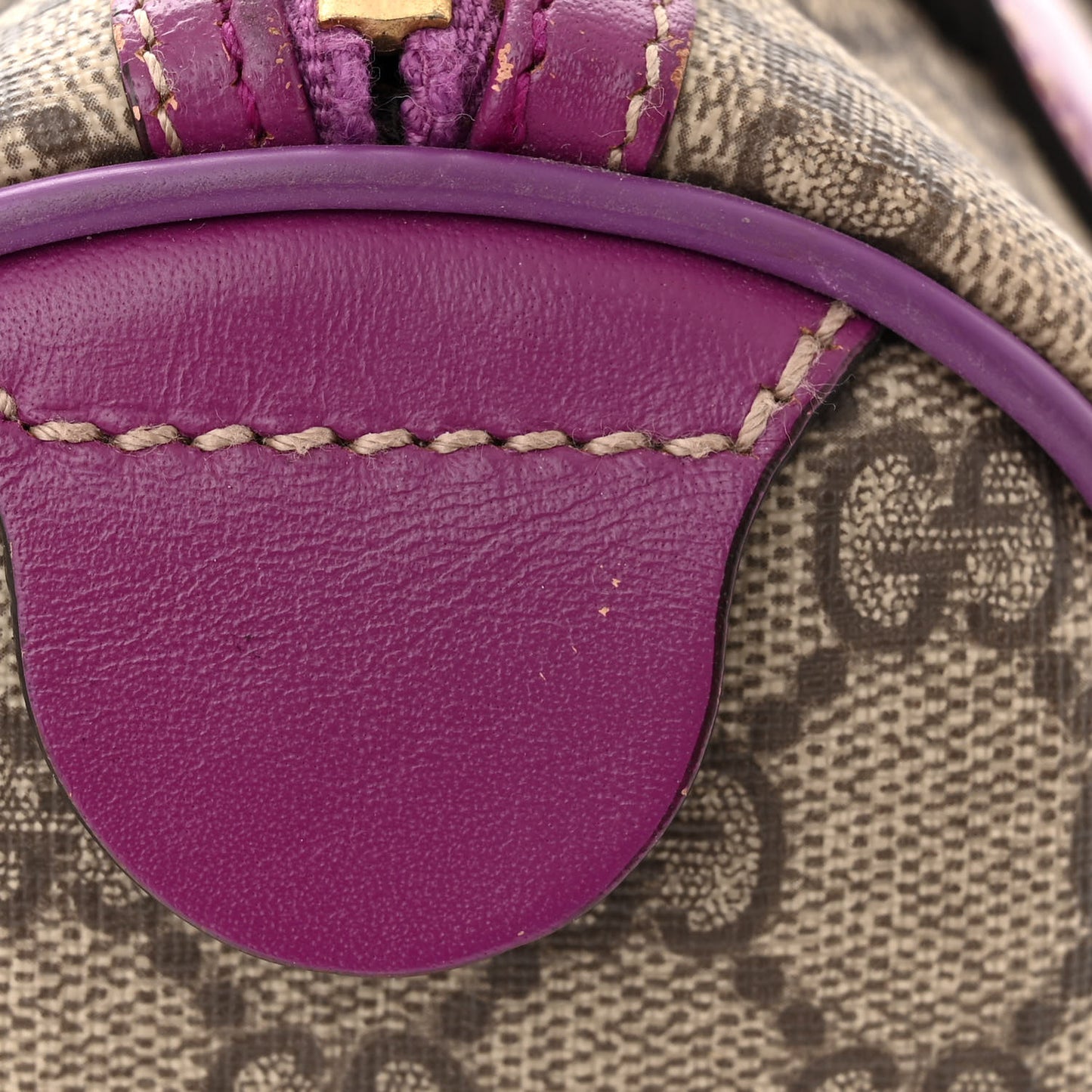 Monogram Vintage Web Small Boston Purple