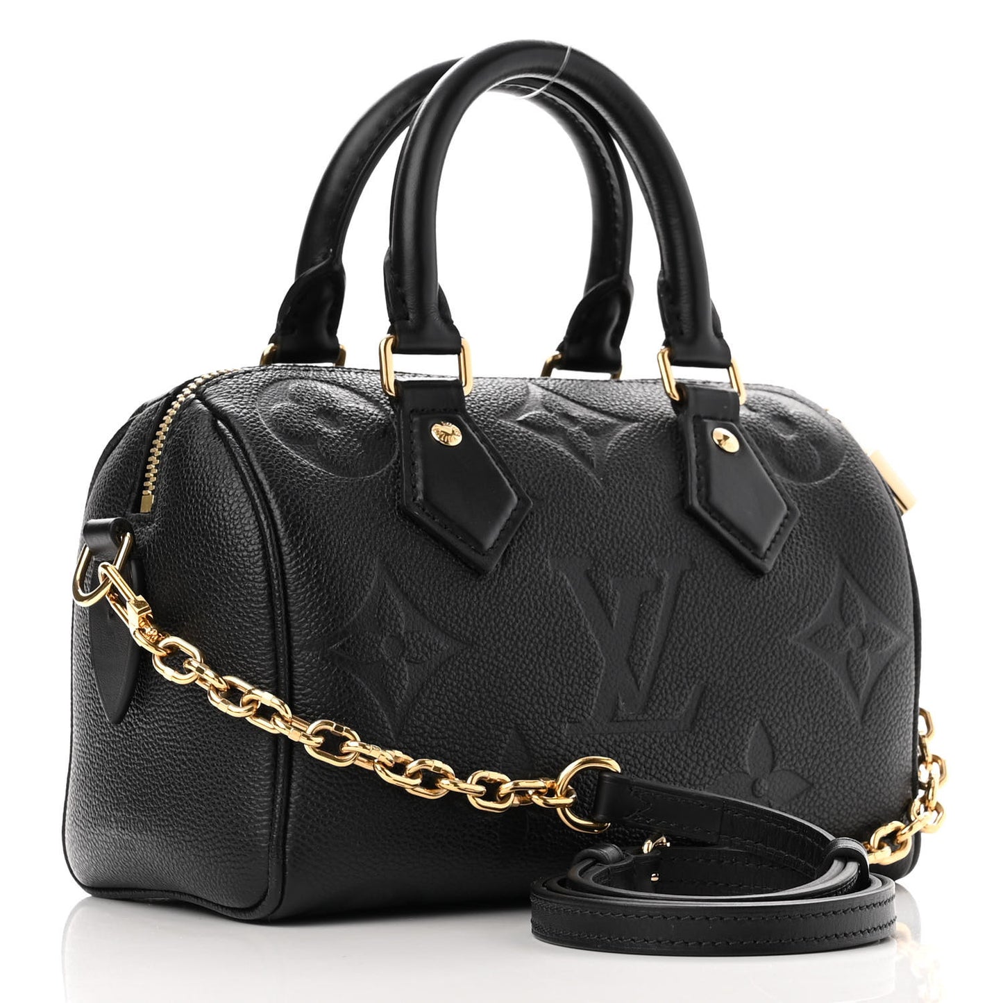 Empreinte Monogram Giant Speedy Bandouliere 20 Black