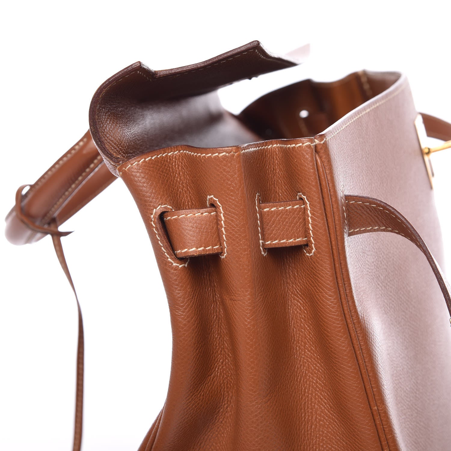 Hermes Courchevel Kelly Retourne 35 Gold 15 of 40