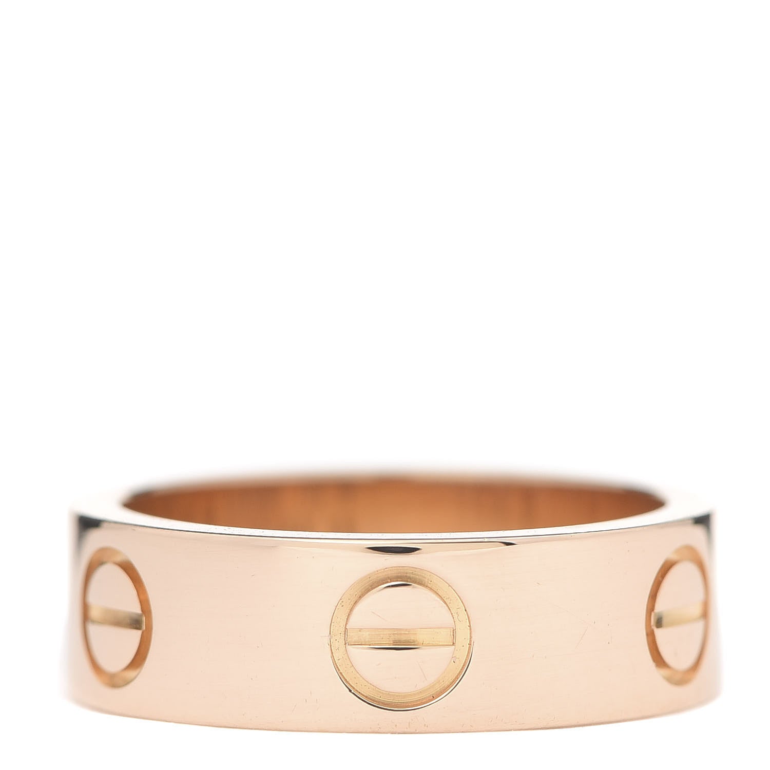 Cartier 18K Pink Gold 5.5mm LOVE Ring 49 4.75 1 of 4