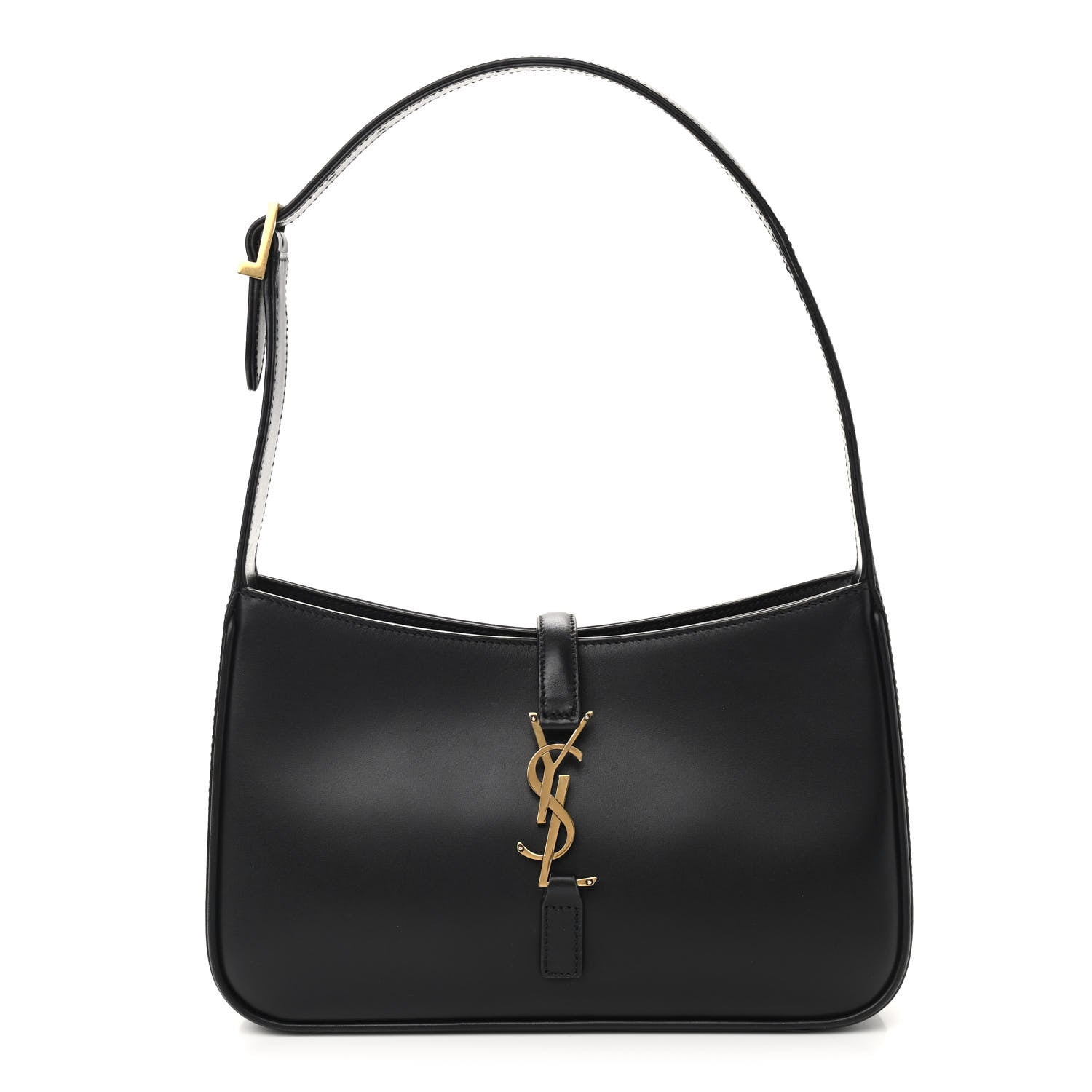 Saint Laurent Smooth Calfskin Le 5 A 7 Hobo Black 1 of 9
