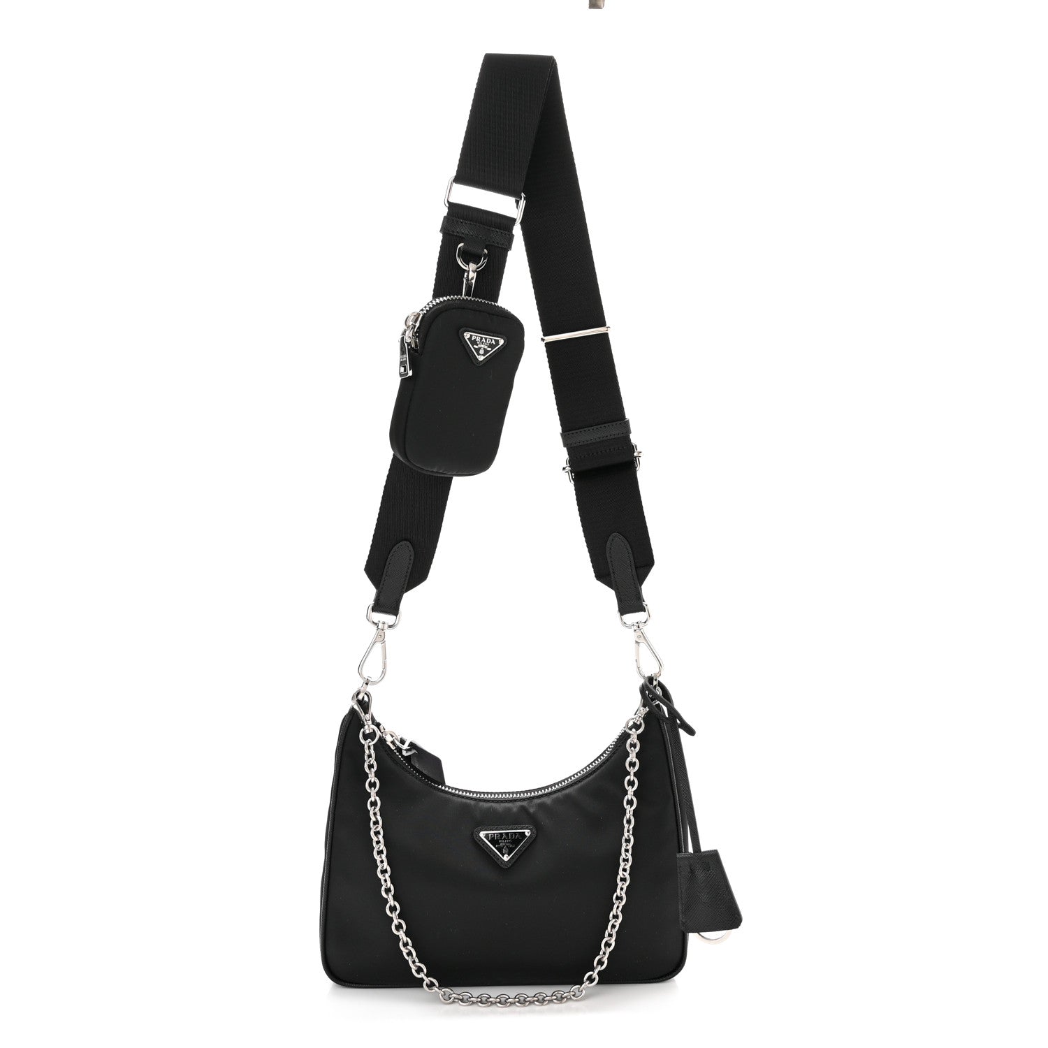 Prada Nylon Re-Edition 2005 Shoulder Bag Black 1 of 13