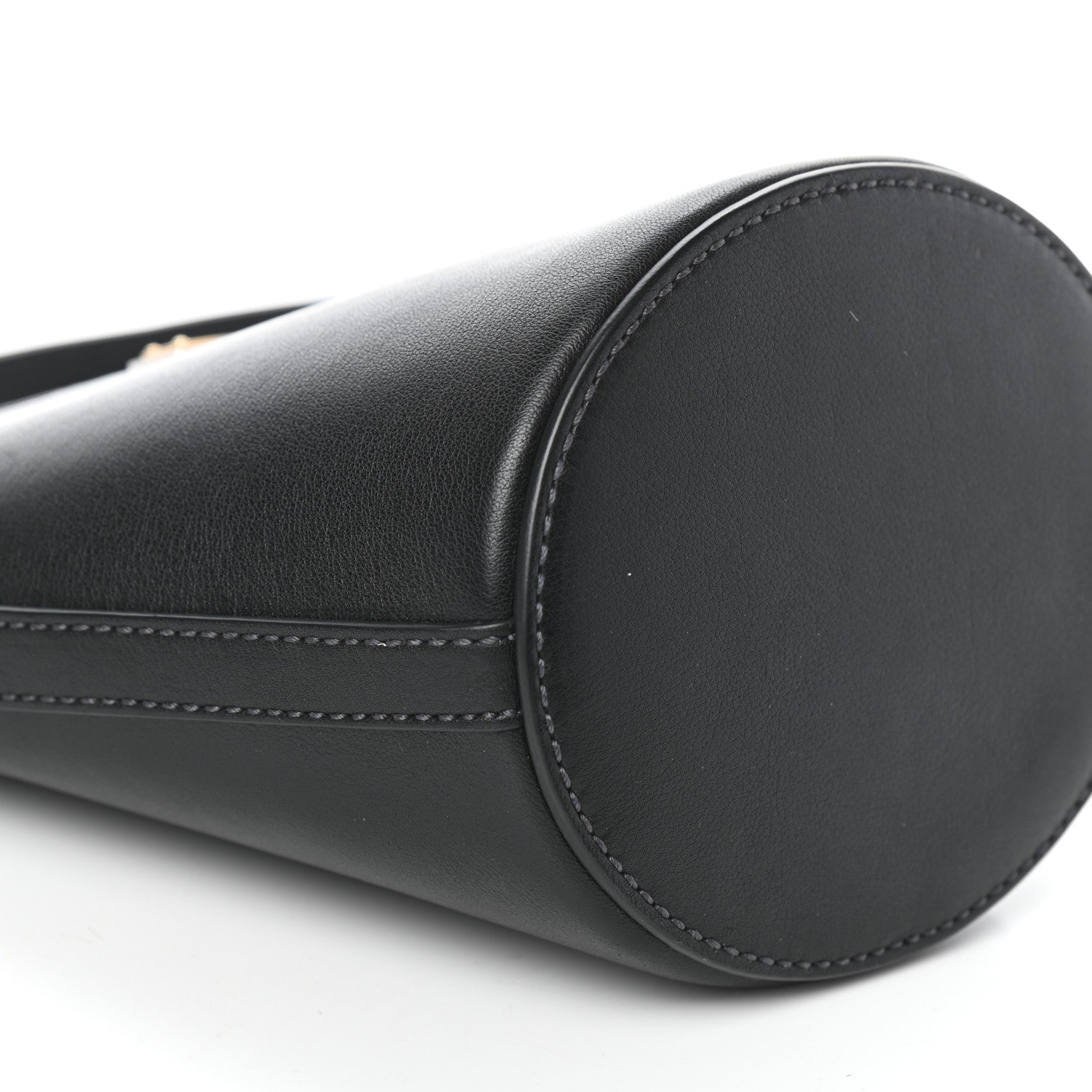 Dolce & Gabbana Vitello Top Handle Bucket Bag Black 8 of 9