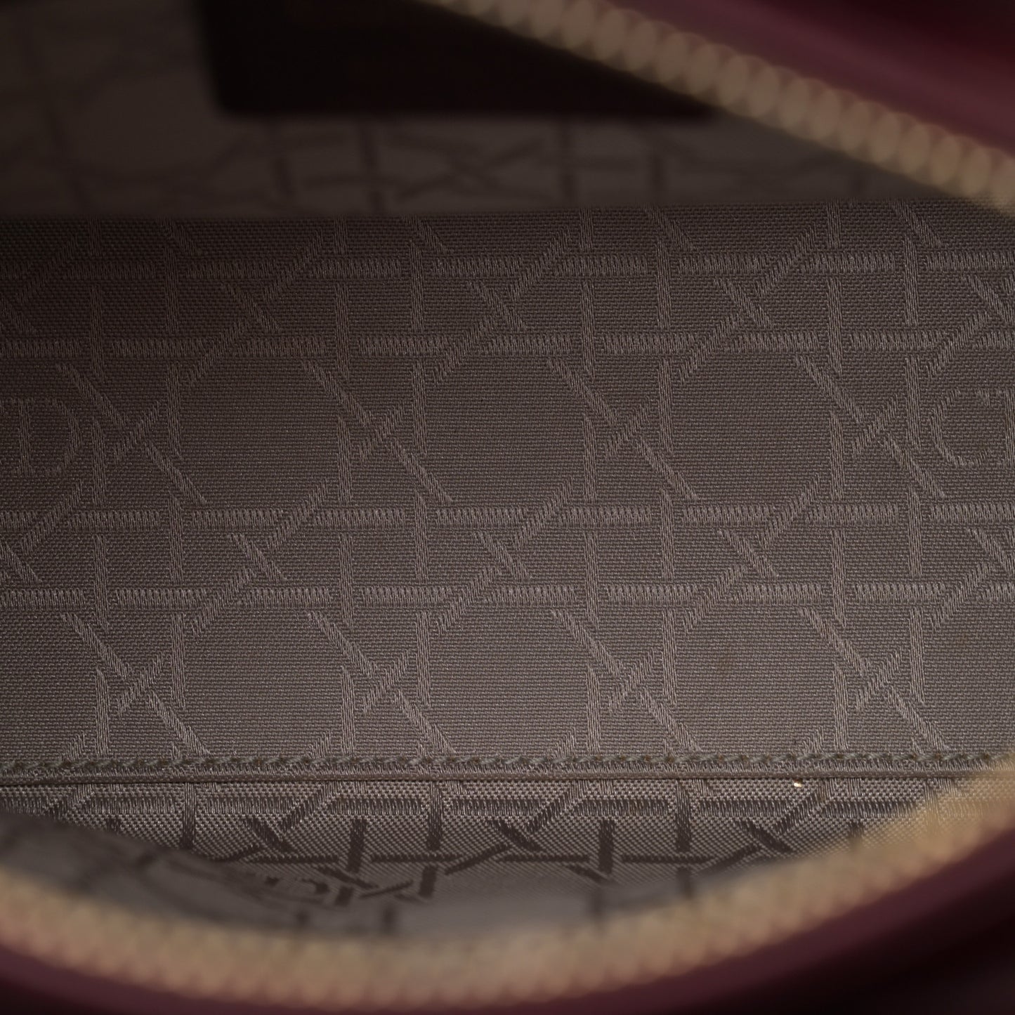 Lambskin Cannage Medium Lady Dior Burgundy
