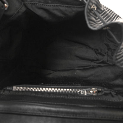 Alexander Wang Calfskin Quilted Prisma Skeletal Backpack Black 5 of 9