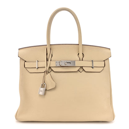 Hermes Taurillon Clemence Birkin 30 Parchemin 1 of 17