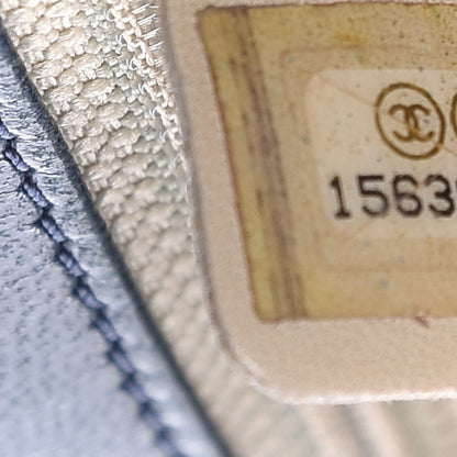 Chanel Vinyl Quilted In The Business Flap Navy Blue 8 of 20