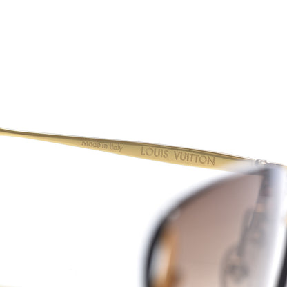 Louis Vuitton Lily Sunglasses Z0371U Brown Glitter 5 of 8