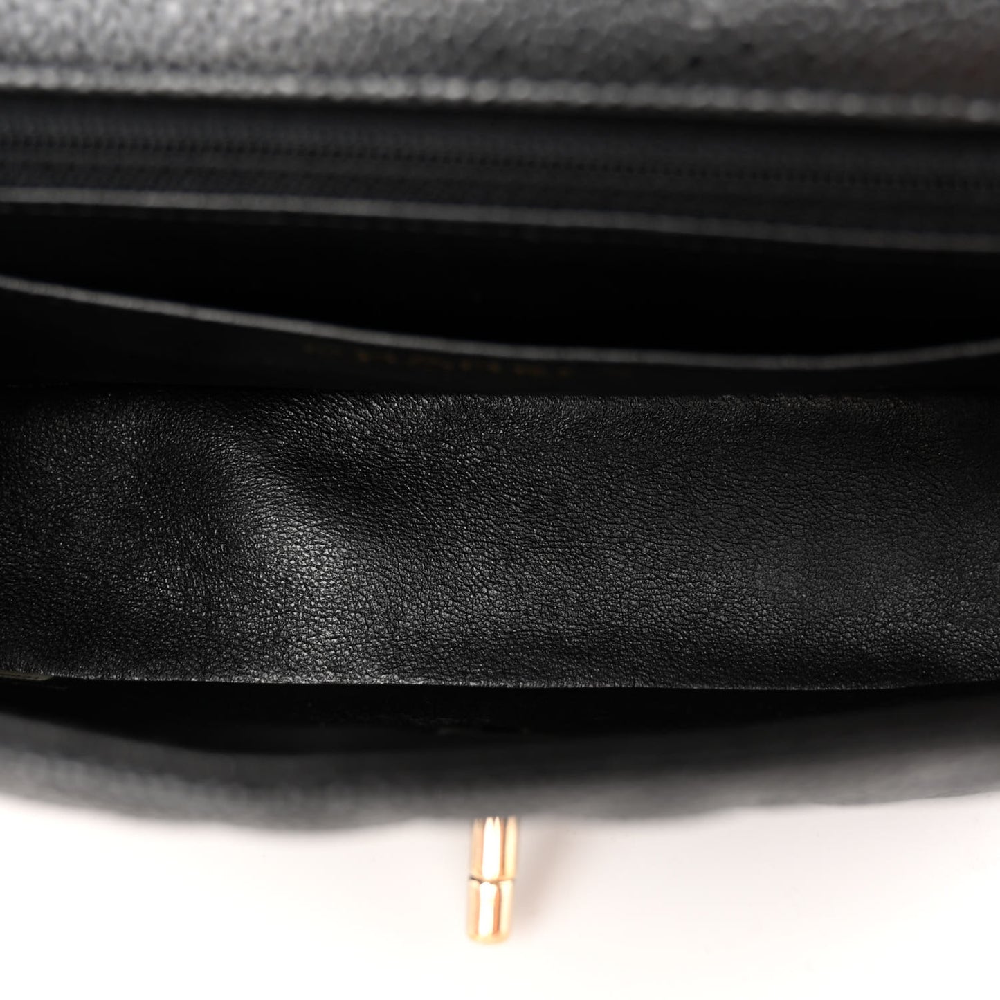 Caviar Quilted Mini Rectangular Flap Black