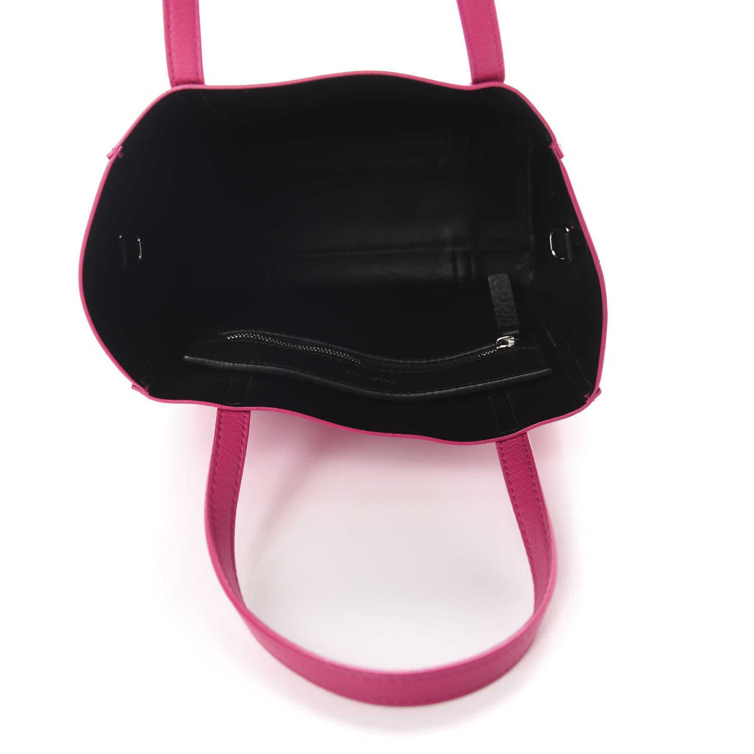 Balenciaga Calfskin XXS Everyday Tote Rose Magenta Black 5 of 9