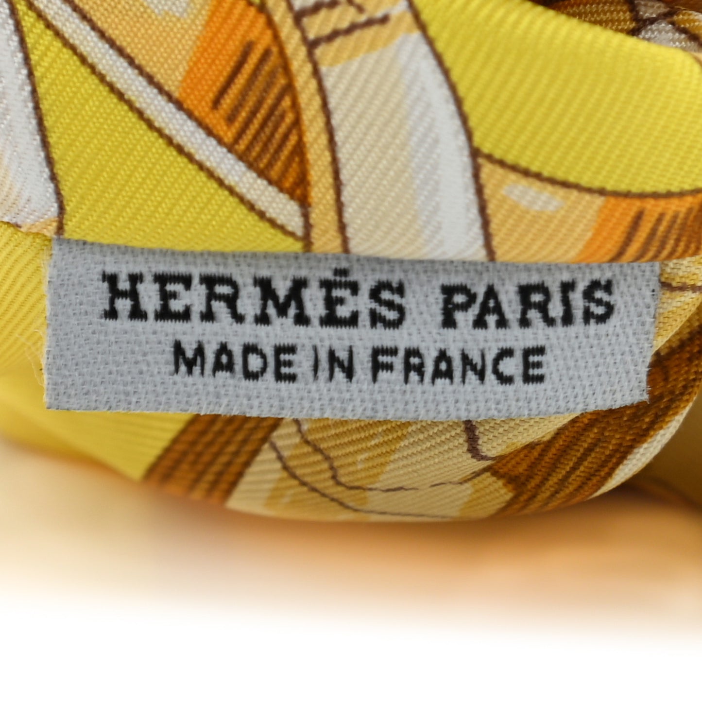 Silk Patchwork Claudia Scrunchie Multicolore Jaune