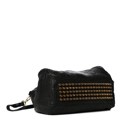 Alexander Wang Pebbled Lambskin Rocco Black Antique Brass Hardware 5 of 10