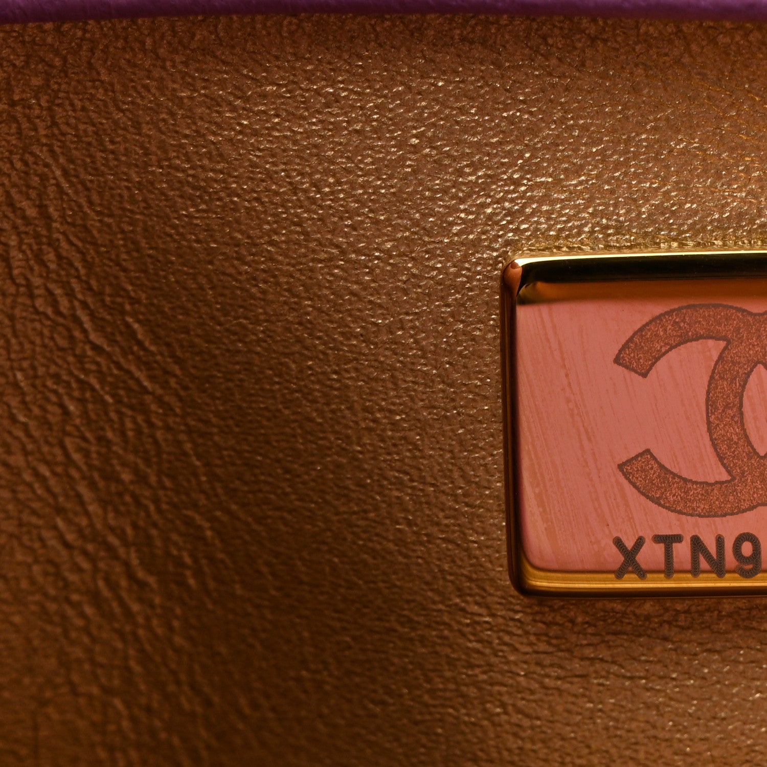Chanel Lambskin Quilted Mini Pearl Crush Flap Purple 7 of 10