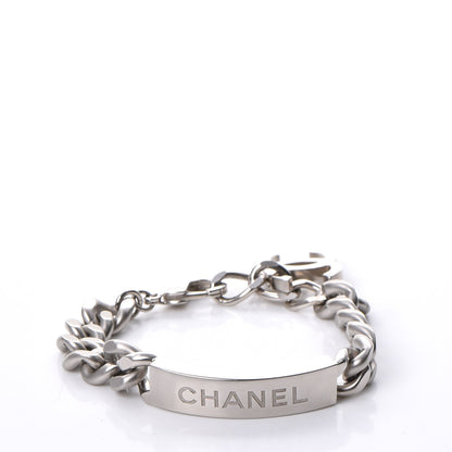 Chanel Chain ID CC Bracelet Silver 6 of 9