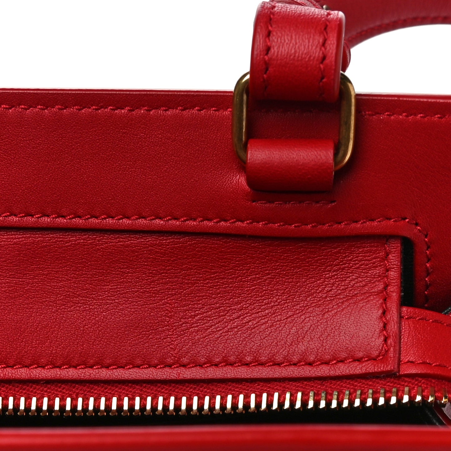 Smooth Calfskin Small East Side Tote Rouge Eros