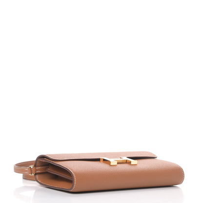Hermes Epsom Constance Long Wallet To Go Gold 3 of 4