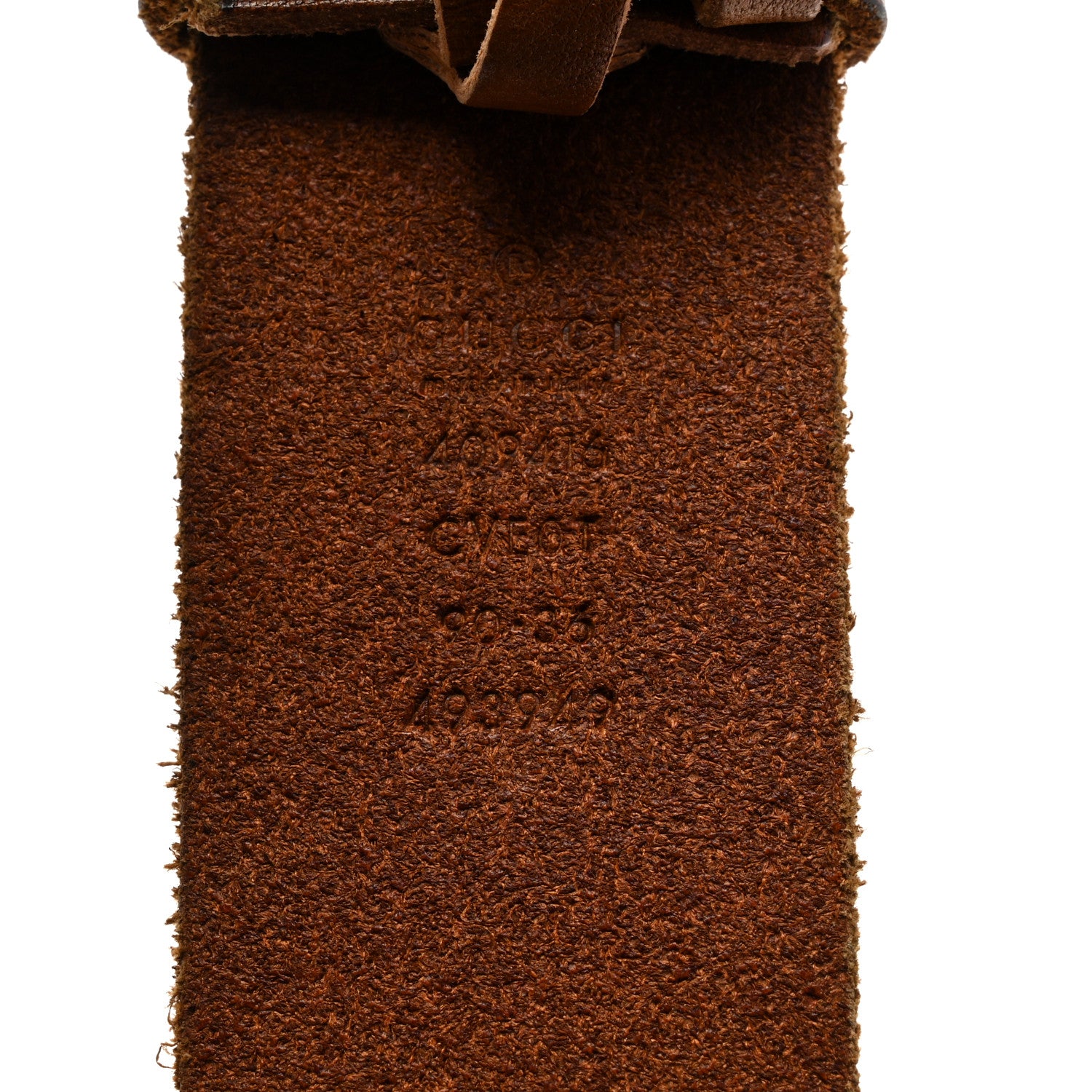Gucci Faded Calfskin Double G 40mm Belt 90 36 Cuir 3 of 8
