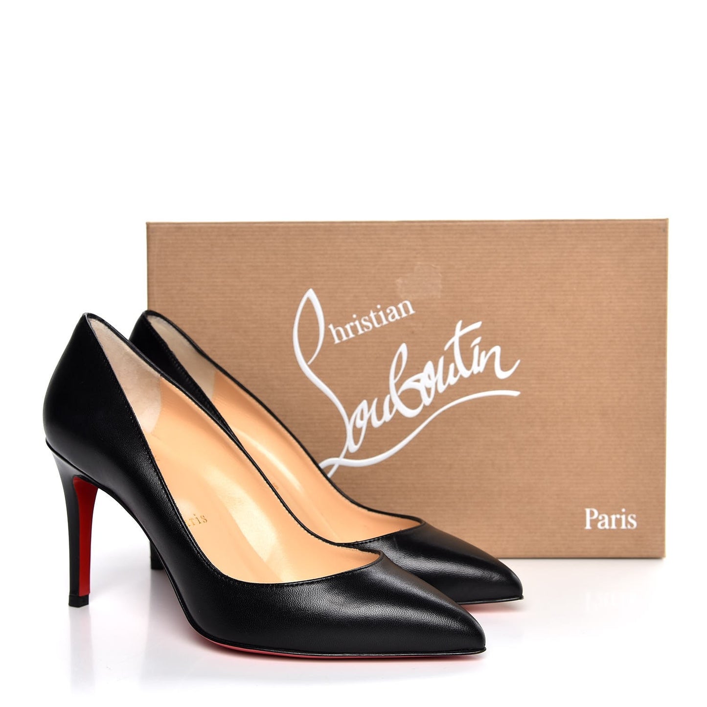 Shiny Nappa Pigalle 85 Pumps 36 Black