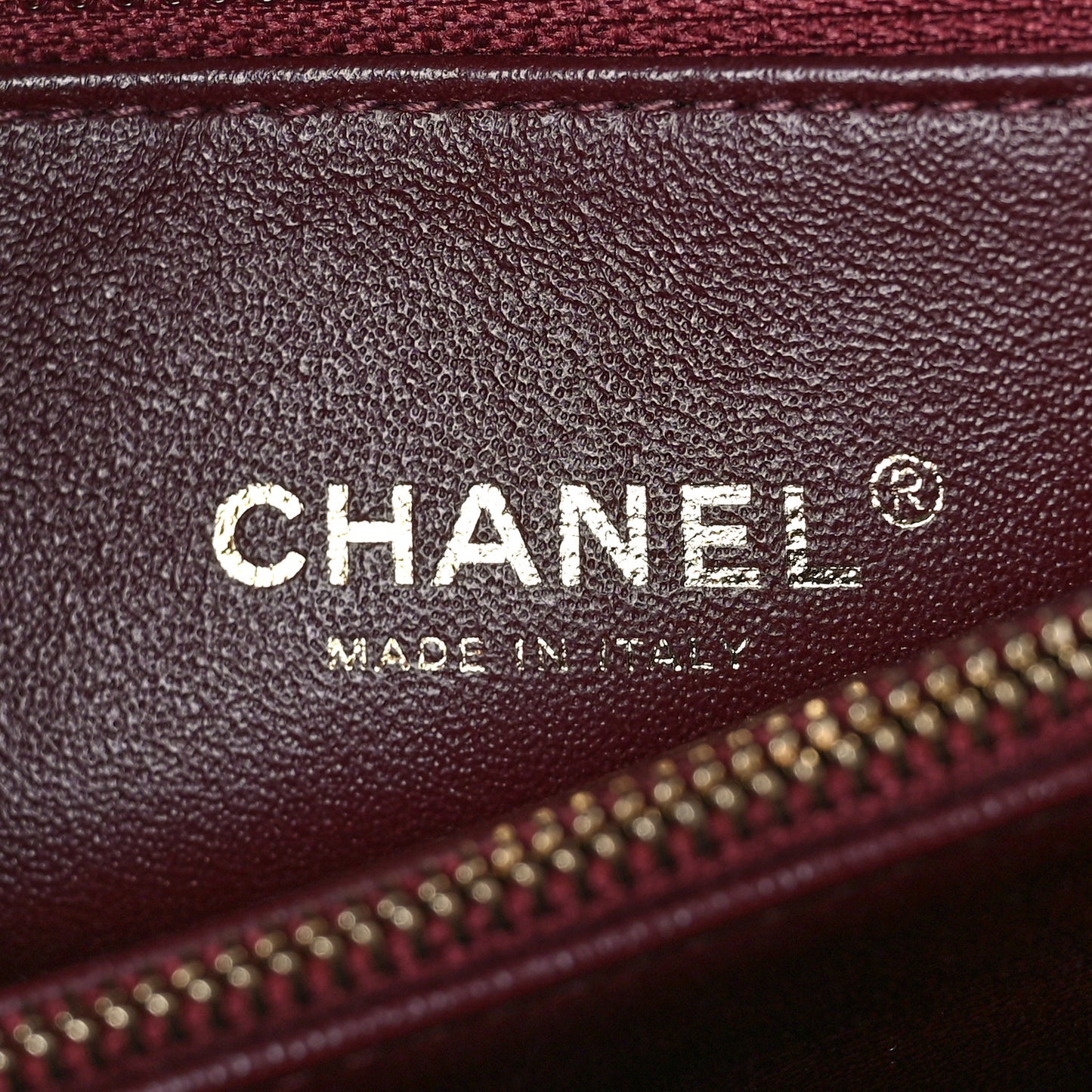 Caviar Lizard Quilted Medium Coco Handle Flap Burgundy